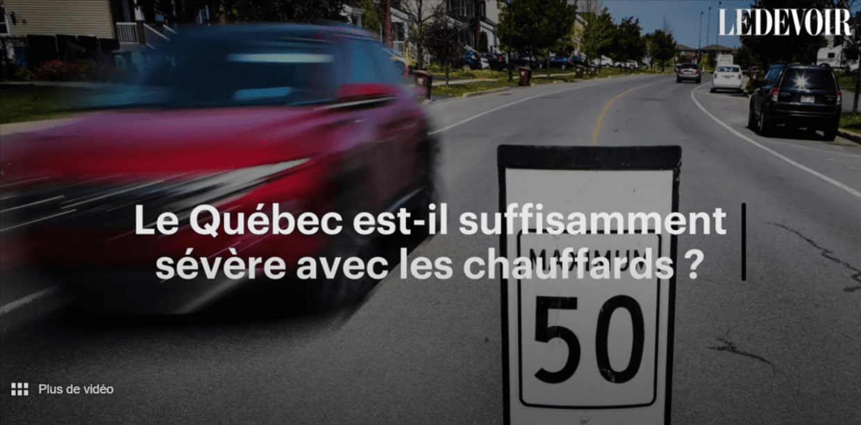 Le Québec est-il suffisamment sévère avec les chauffards?